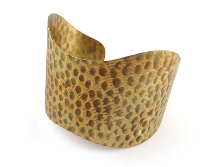 1x Bracelet manchette réglable martelé BM-018