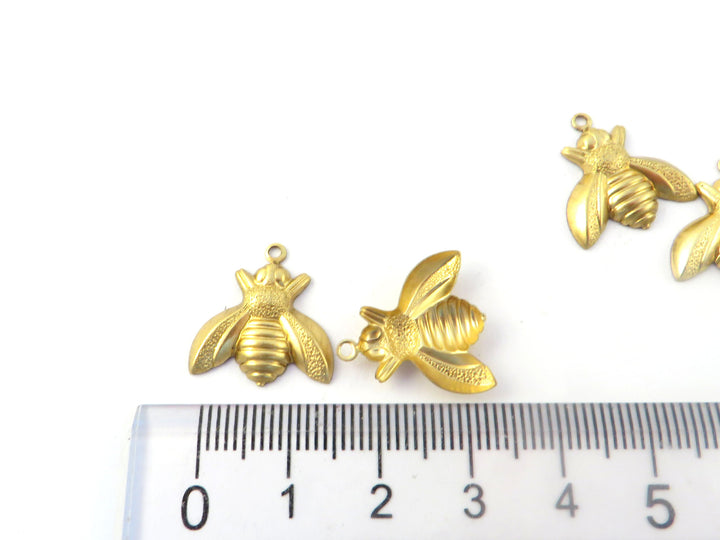 2x Breloque abeille (15mm x 17mm) CH-112