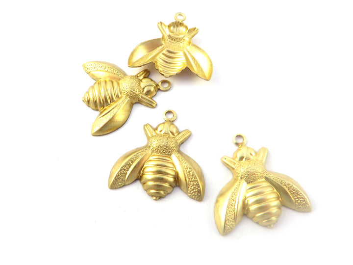 2x Breloque abeille (15mm x 17mm) CH-112
