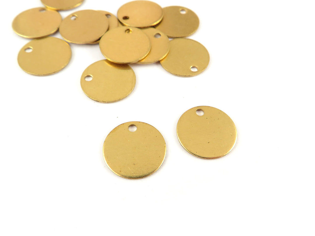 12x Breloque disque (11mm) D-11/1H