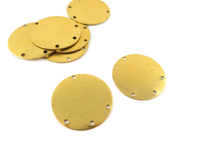 4x Connecteur chandelier disque 4 trous (25mm) D-25/4H