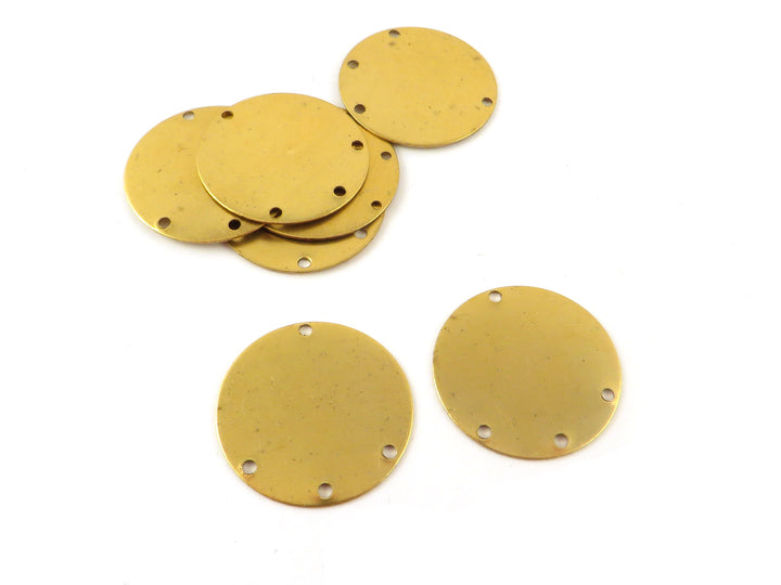 4x Connecteur chandelier disque 4 trous (25mm) D-25/4H