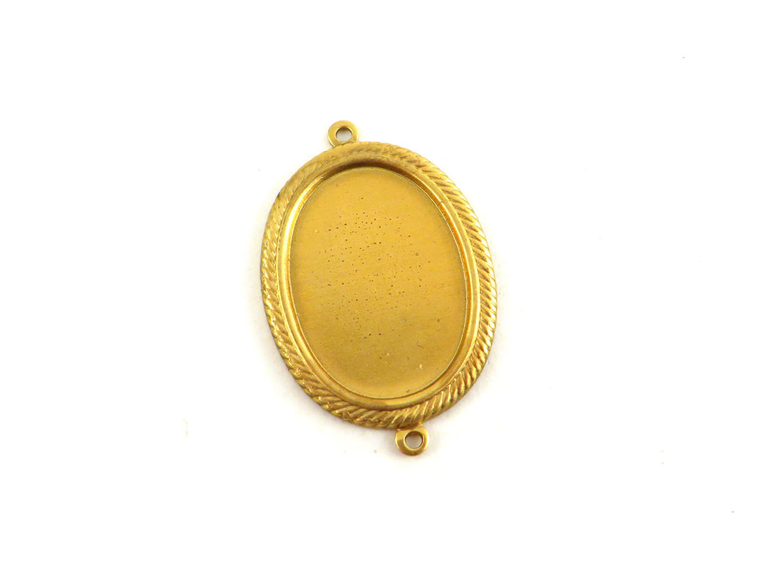 1x Connecteur support cabochon 18 x 25 mm (36mm x 24mm) M-022