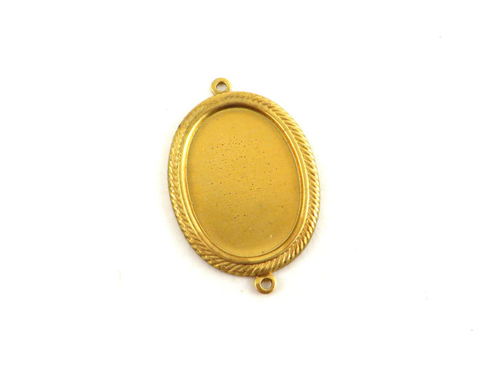 1x Connecteur support cabochon 18 x 25 mm (36mm x 24mm) M-022