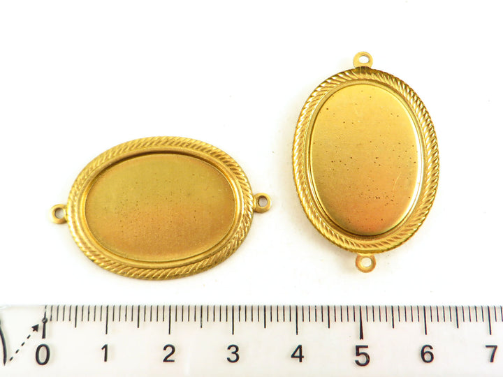 1x Connecteur support cabochon 18 x 25 mm (36mm x 24mm) M-022