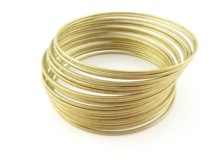 1 Bracelet jonc cerceau fermé 67mm x 1.6mm BC-005