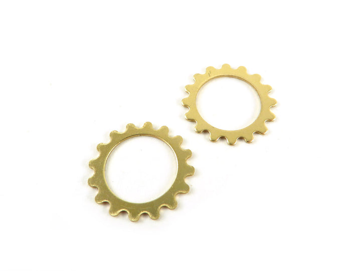 7x breloque engrenage rouage aiguille steampunk