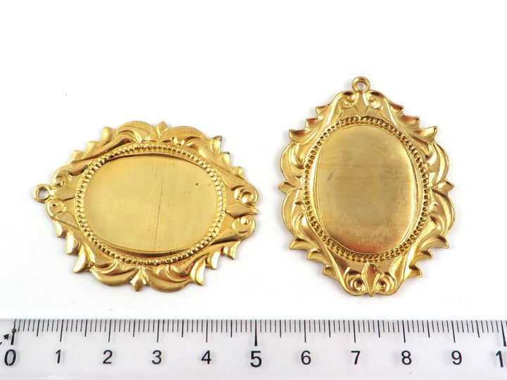 1x Pendentif support 21 x 29 mm (38mm x 50mm) M-047