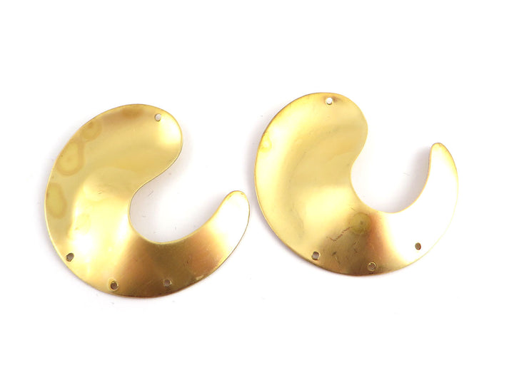 2x Connecteur chandelier goutte virgule (36mm x 42mm) PV-235