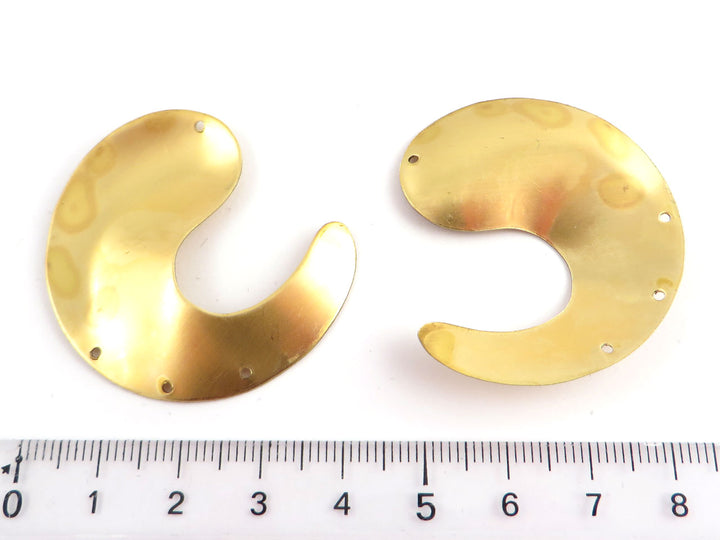 2x Connecteur chandelier goutte virgule (36mm x 42mm) PV-235