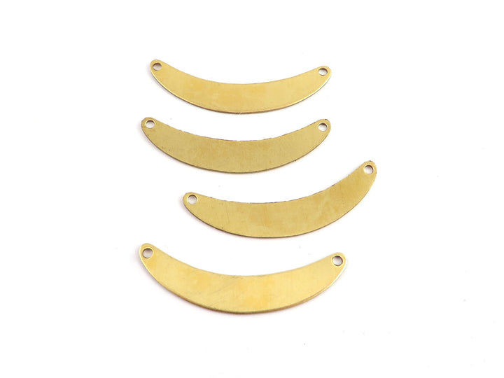 4x Connecteur croissant de lune (34mm x 9mm) PP-314