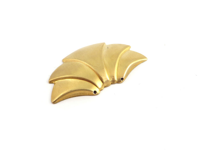 2x Connecteur éventail bombé Art Déco (22mm x 38mm) PV-124