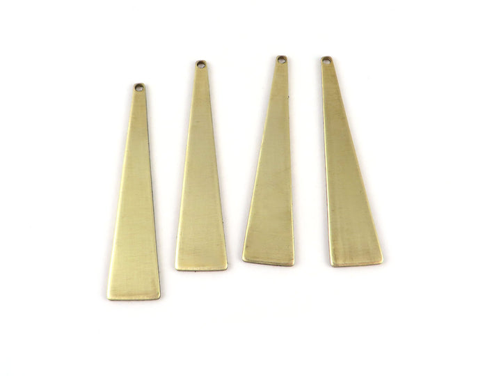 4x Breloque triangle allongé (43mm x 9mm) PP-035