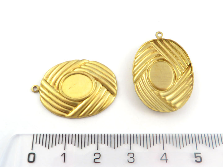 2x Breloque support 8 x 10 mm (20mm x 28mm) M-019