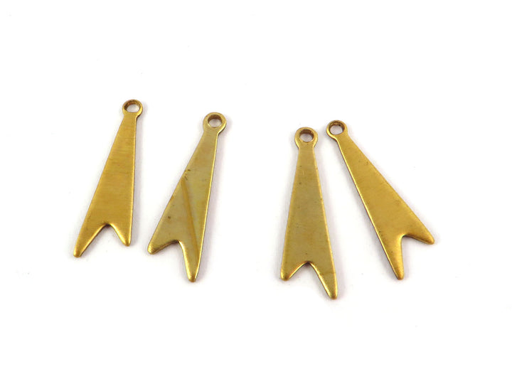 10x Breloque flèche fanion (5mm x 17mm) PP-143