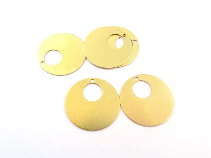 4x Breloque disque créole (22mm) PP-228