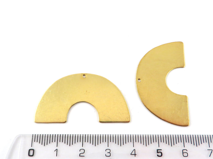 4x Breloque arc-en-ciel (22mm x 40mm) PP-327
