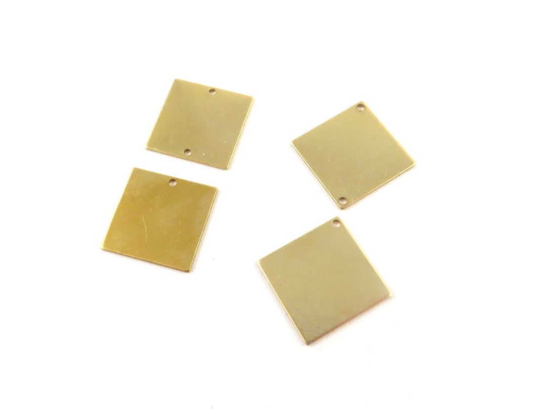 6x Breloque carré (13mm x 13mm) PP-361