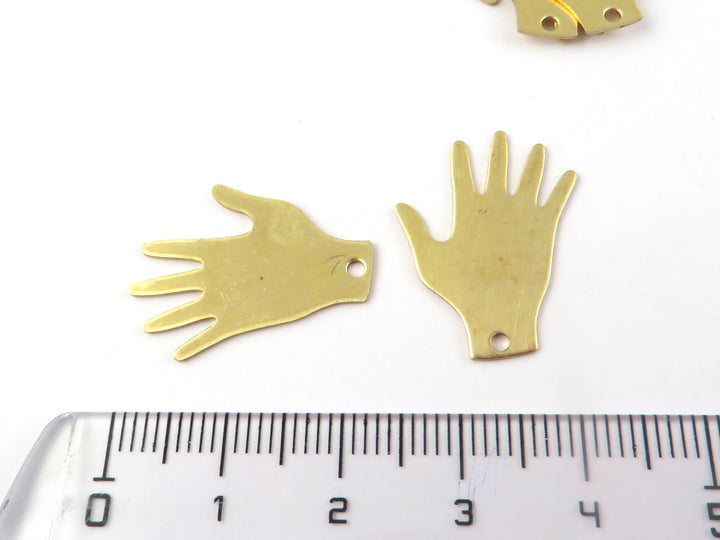 4x Breloque main (22mm x 17mm) PP-385