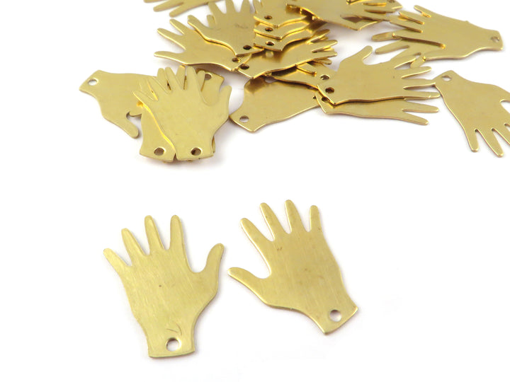 4x Breloque main (22mm x 17mm) PP-385