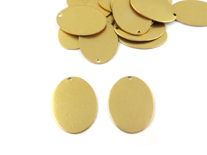 4x Breloque ovale (18mm x 23mm) PP-387