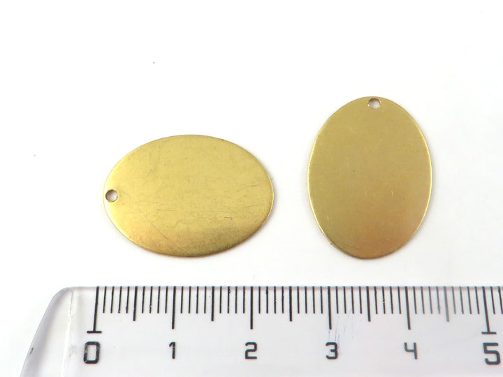 4x Breloque ovale (18mm x 23mm) PP-387