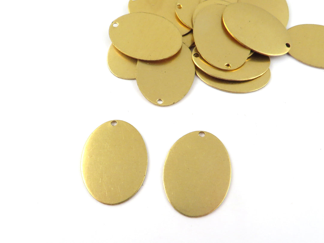 4x Breloque ovale (18mm x 23mm) PP-387