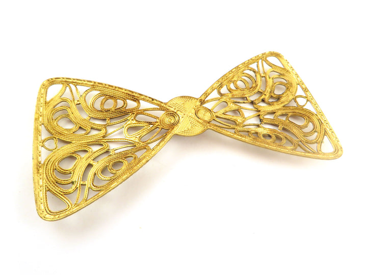 1x Estampe filigrane nœud papillon (75mm x 40mm) PV-296