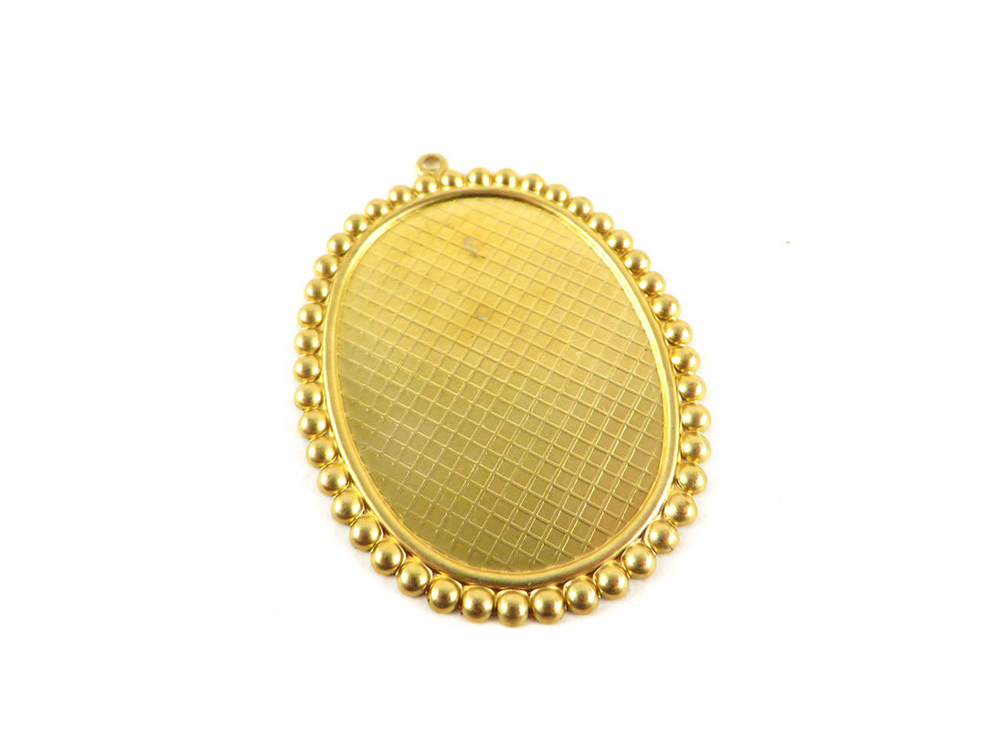1x Pendentif support 30 x 40 mm (36mm x 24mm) M-023