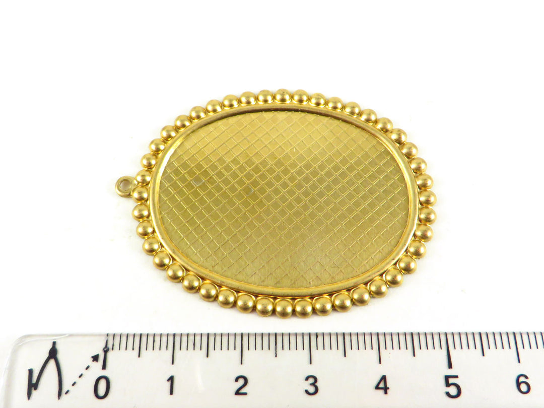 1x Pendentif support 30 x 40 mm (36mm x 24mm) M-023