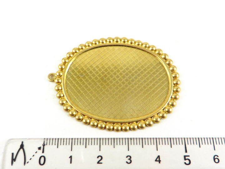 1x Pendentif support 30 x 40 mm (36mm x 24mm) M-023