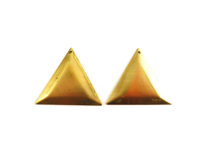 2x Pendentif triangle facette (36mm x 31mm) PV-017