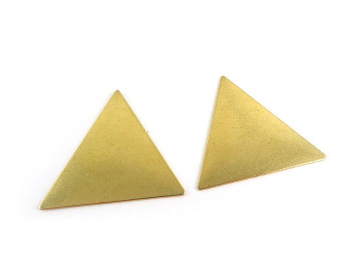 2x Estampe vierge triangle (32mm x 32mm) PP-041