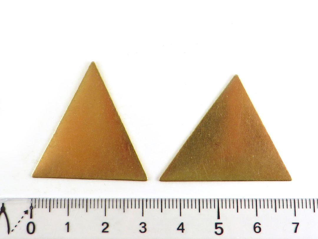 2x Estampe vierge triangle (32mm x 32mm) PP-041