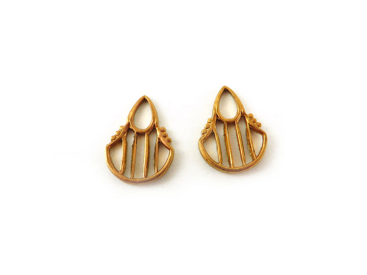 2x Breloque filigrane goutte Art Nouveau (16mm x 12mm) V-059