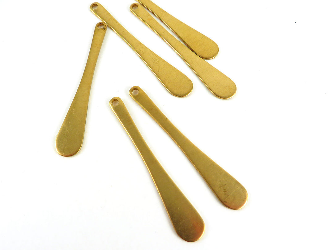 6x Breloque goutte pagaie (42mm x 7mm) PP-318