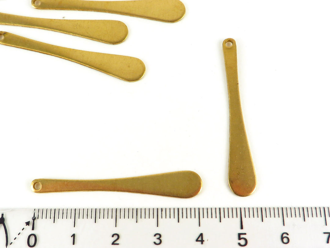 6x Breloque goutte pagaie (42mm x 7mm) PP-318