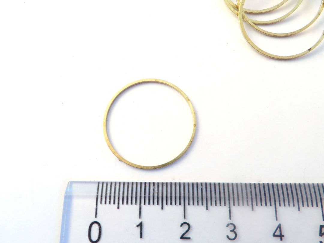 25x Anneau fermé cercle disque (22mm)