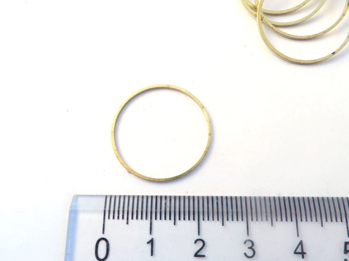 25x Anneau fermé cercle disque (22mm)