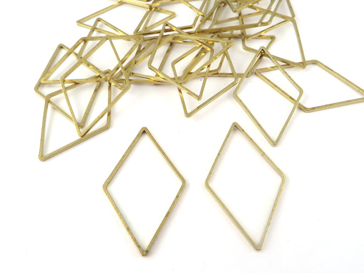 20x Anneau fermé losange (20mm x 33mm)