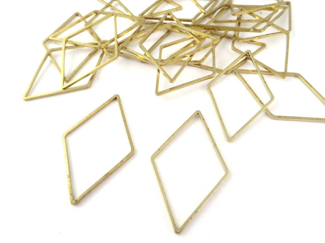 20x Anneau fermé losange (20mm x 33mm)