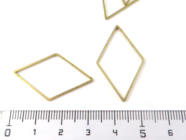 20x Anneau fermé losange (20mm x 33mm)