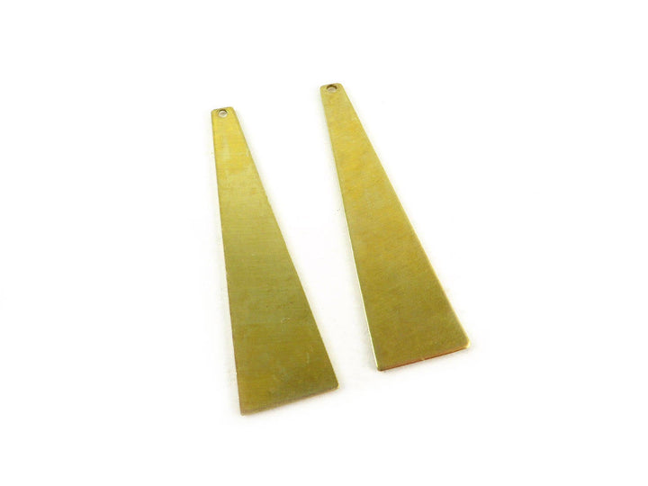 2x Breloque long triangle (48mm x 13mm) PP-019