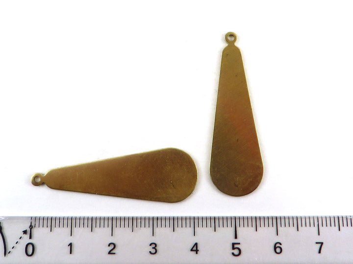 4x Breloque longue goutte (41mm x 13mm) PP-016