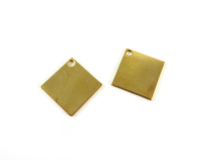 6x Breloque carré (12mm x 12mm) PP-098