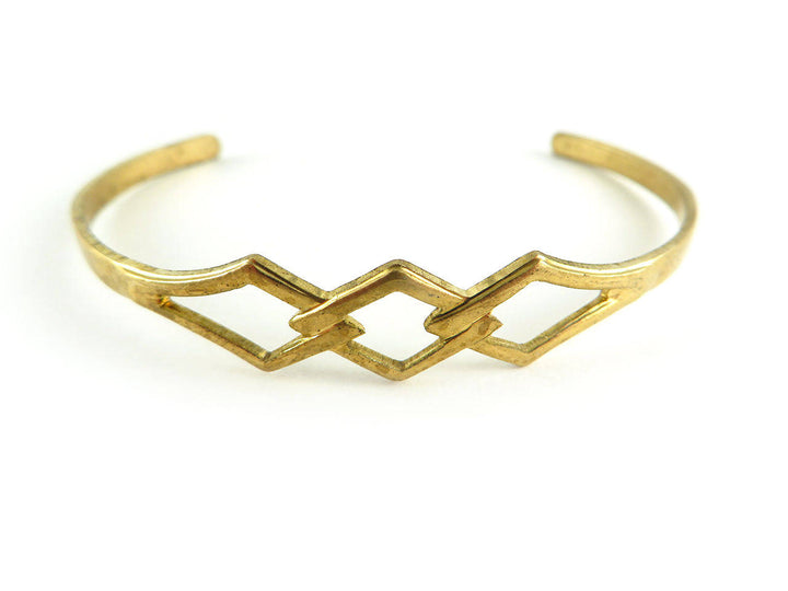 1x Bracelet jonc réglable 3 losanges BC-001