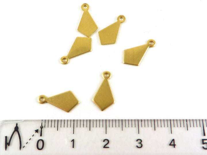 12x breloque connecteur losange (13mm x 7mm) PP-124