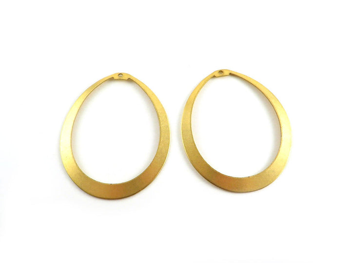 2x pendentif goutte créole (51mm x 43mm) PP-020