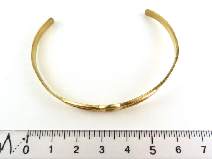 1 Bracelet jonc réglable cercle et goutte BC-002