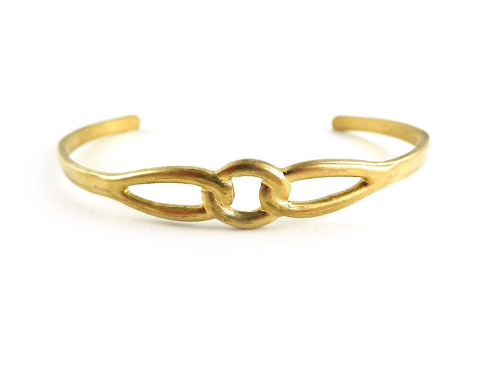1 Bracelet jonc réglable cercle et goutte BC-002